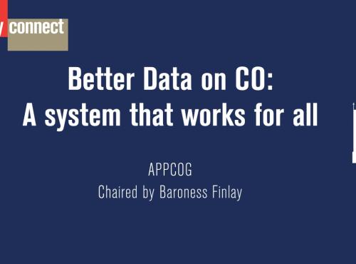 Image reads: Better Data on CO: A system that works for all