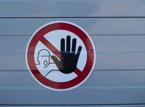 Sign of a hand saying Stop