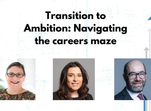 Image of Transition to Ambition: Navigating the careers maze report co-chairs