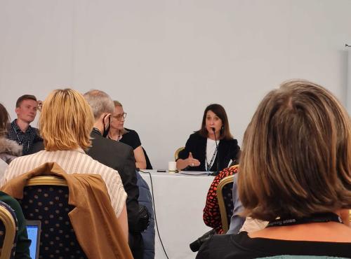 Liz Kendall at Labour Party Conference