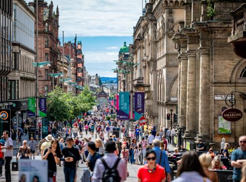 Image of busy High Street