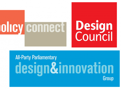 Policy Connect, Design Council, and APDIG logos