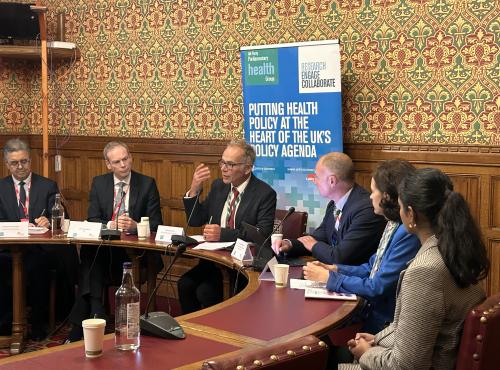 Dr Simon Opher MP speaks at the roundtable discussion