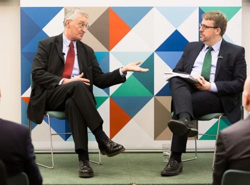 Packed attendance at Policy Connect’s Brexit and Parliament event with the Rt Hon Hilary Benn and Tim Shipman