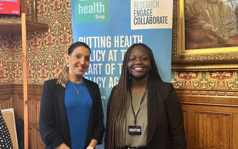 Rosena Allin-Khan MP and Health Policy Manager Jasmin