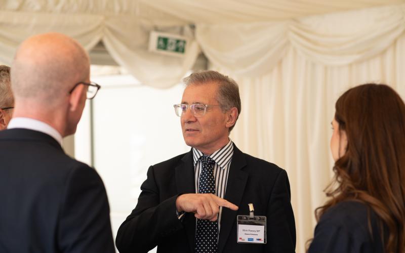 Mark Pawsey MP mingling