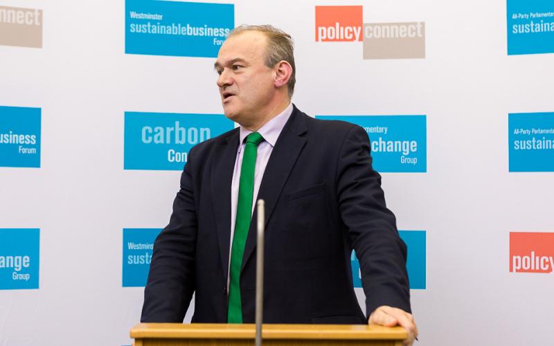 Sir Ed Davey MP speaks at our net zero Britain conference