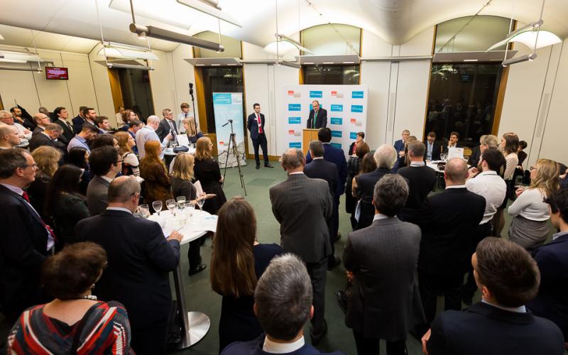 The crowd watches a speaker at our net zero Britain conference