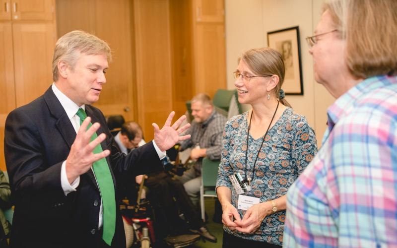 Henry Smith MP with constituents