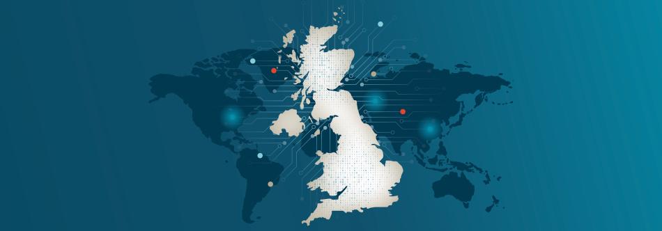 Outline of UK and the world