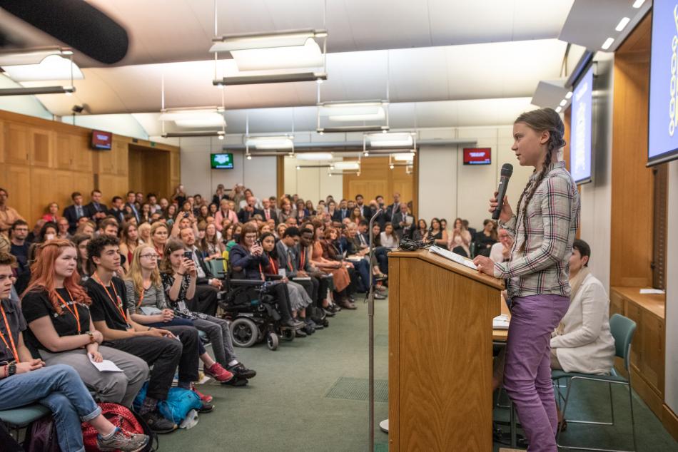 Greta Thunberg addresses Parliament at All-Party Parliamentary Climate Change Group meeting