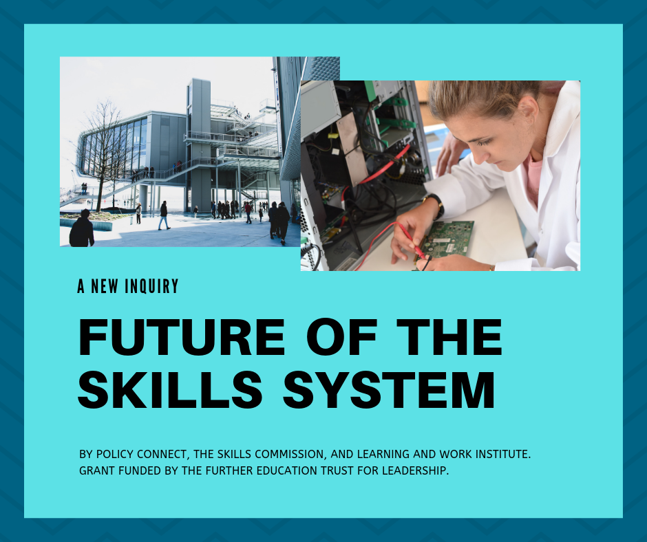 Creating a vision for FE and skills in England: How can we build a skills system that responds to local needs and future challenges?