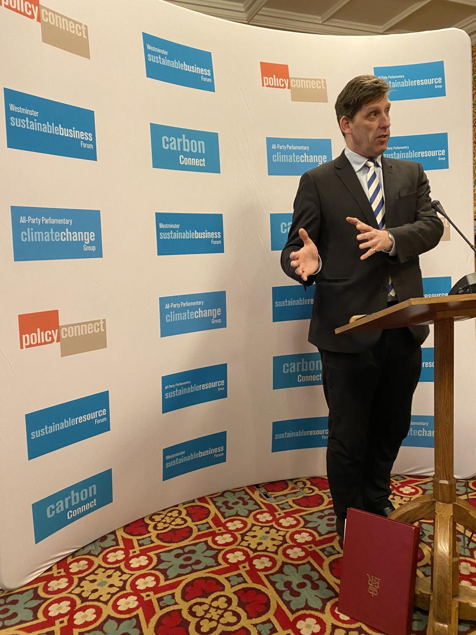 MPs set out sustainability priorities for the new Parliament at Policy Connect reception