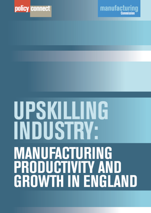 Upskilling Industry: Manufacturing Productivity and Growth in England